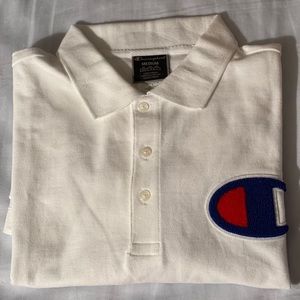 COPY - Champion White Polo Shirt